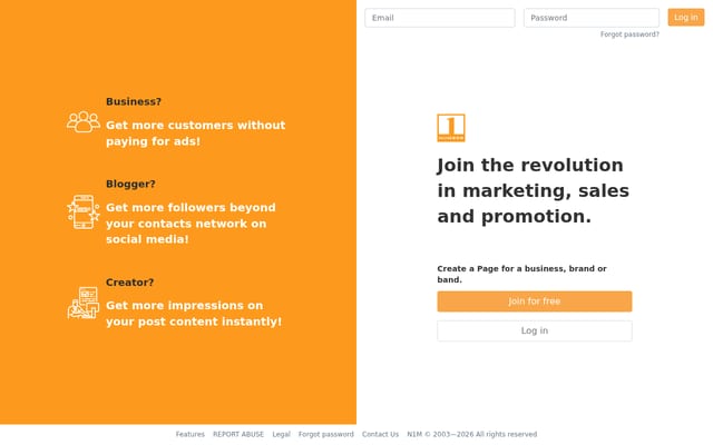 Screenshot of n1m.com