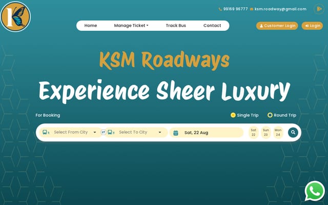 Screenshot of ksmbus.com