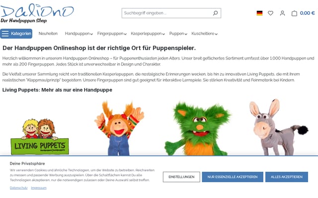 Screenshot of daliono.de