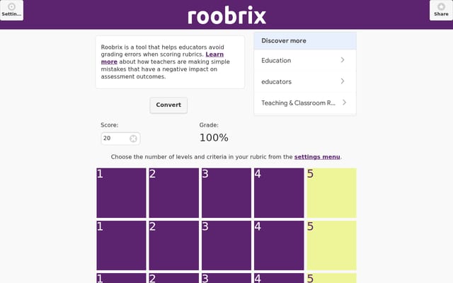 Screenshot of roobrix.com