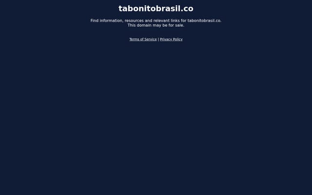 Screenshot of tabonitobrasil.co