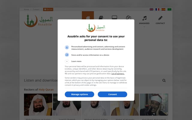 Screenshot of assabile.com