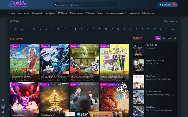 Screenshot of hh3dhay.org