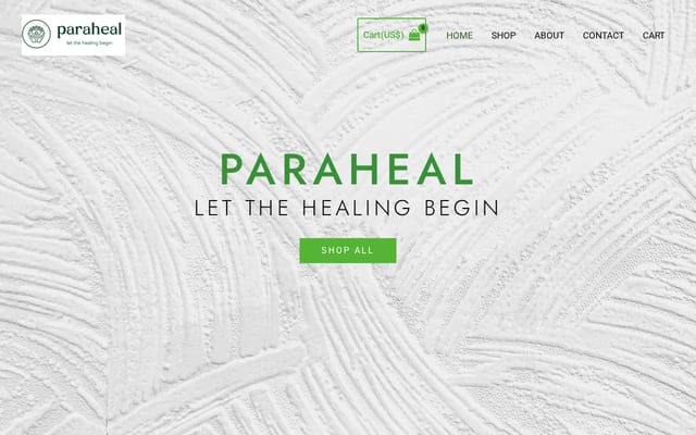 Screenshot of paraheal.org