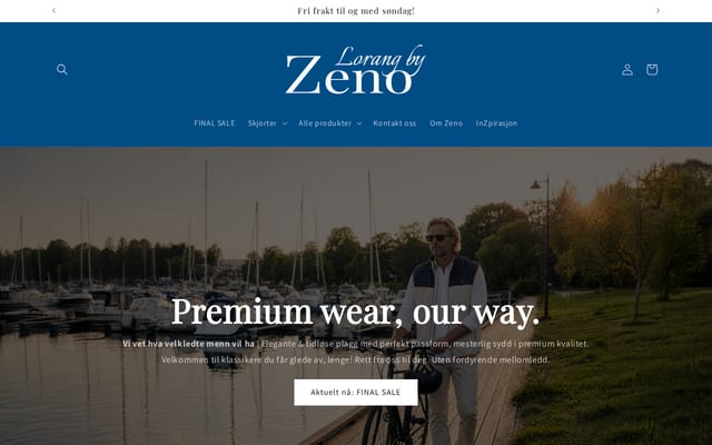 Screenshot of zeno.no