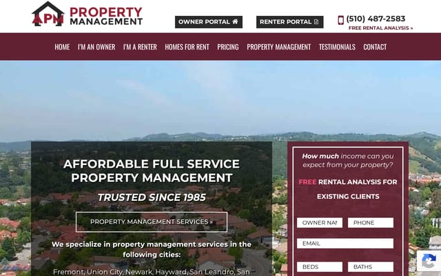 Screenshot of apm7.com
