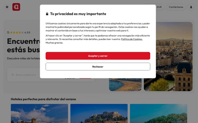 Screenshot of amimir.com