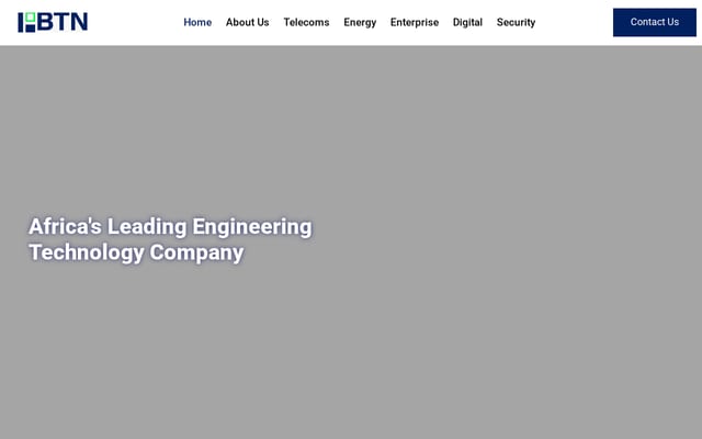 Screenshot of btn-solutions.co.ke