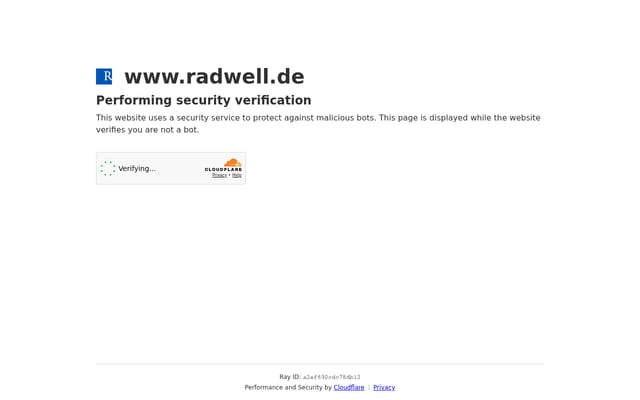Screenshot of radwell.com
