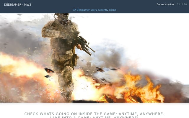 Screenshot of dedigamer.com