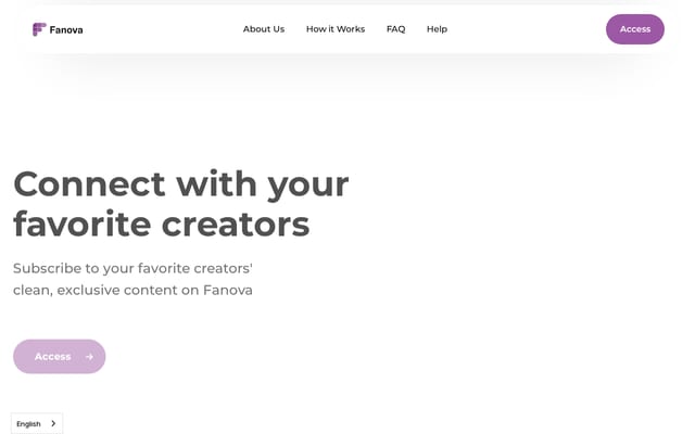 Screenshot of fanova.io