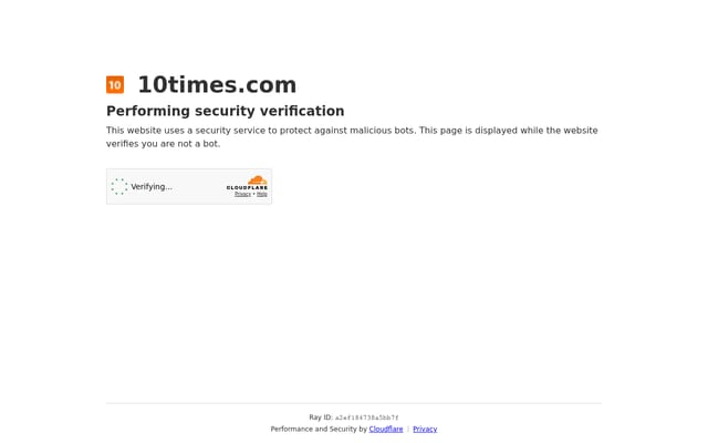 Screenshot of 10times.com