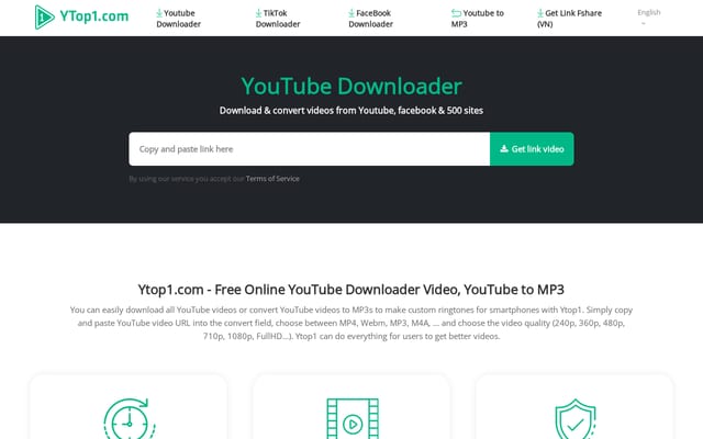 Screenshot of ytop1.com