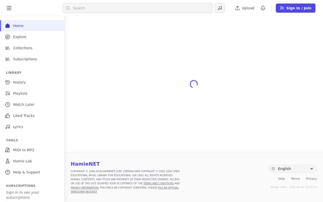 Screenshot of hamienet.com