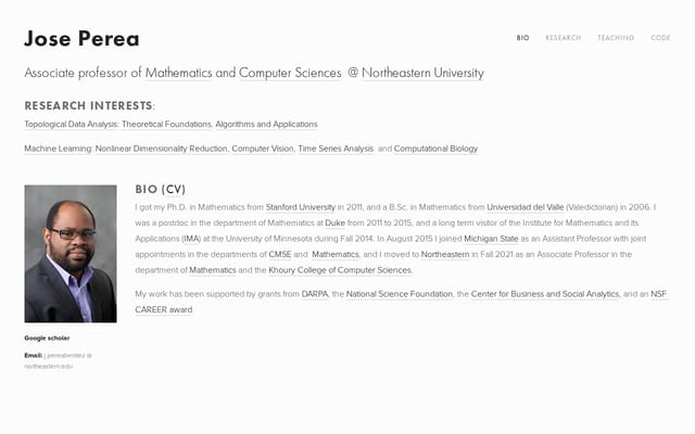 Screenshot of joperea.com