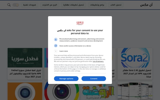 Screenshot of annmix.net