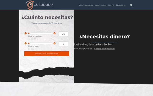 Screenshot of gusuduru.com