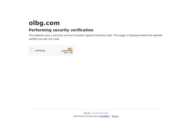 Screenshot of olbg.com