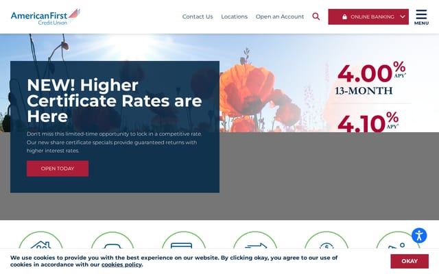 Screenshot of amerfirst.org