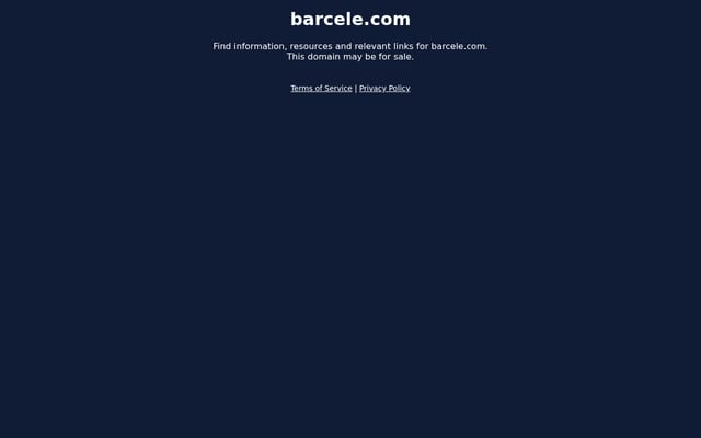 Screenshot of barcele.com