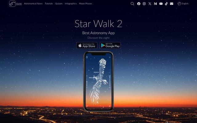 Screenshot of starwalk.space