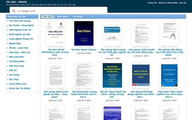 Screenshot of doc.edu.vn