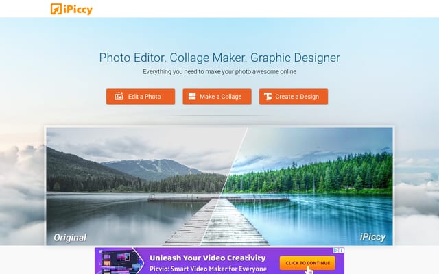 Screenshot of ipiccy.com