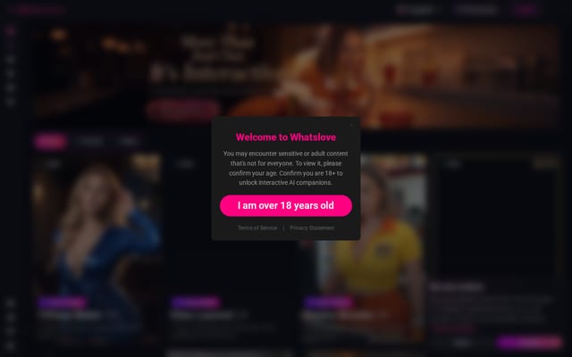 Screenshot of whatslove.ai