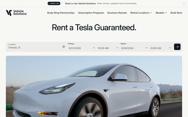 Screenshot of resla.com