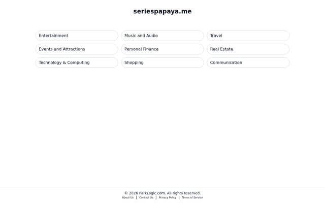 Screenshot of seriespapaya.me