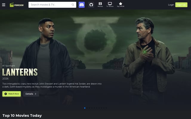 Screenshot of 1primeshow.online