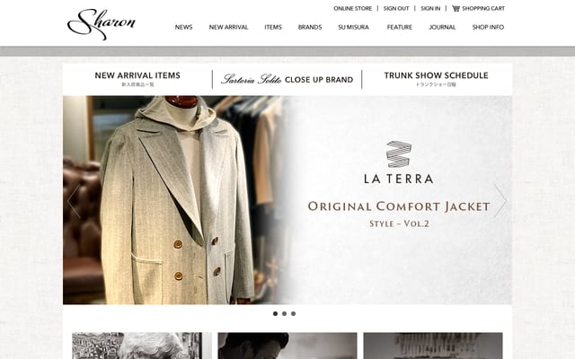 Screenshot of sharon-shop.jp
