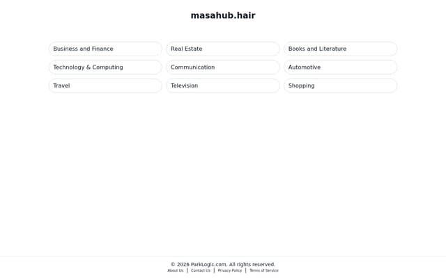 Screenshot of masahub.hair