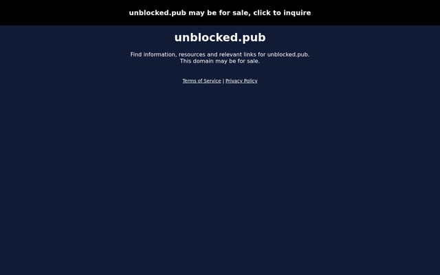 Screenshot of unblocked.pub