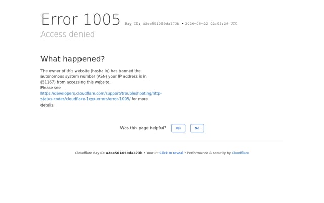 Screenshot of hasha.in