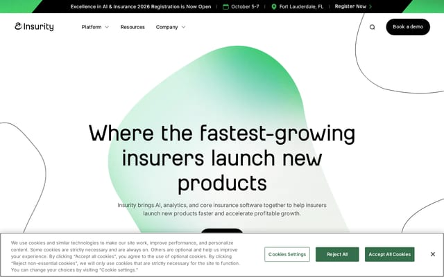Screenshot of insurity.com