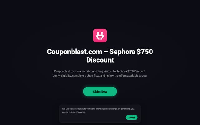Screenshot of couponblast.site