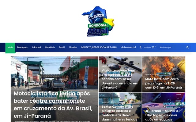 Screenshot of rondoniatual.com
