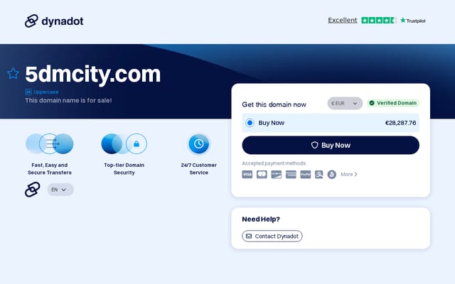 Screenshot of 5dmcity.com