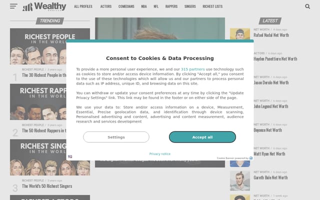 Screenshot of wealthygorilla.com