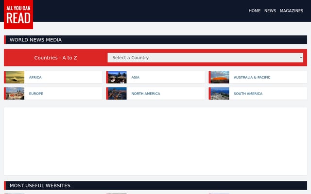 Screenshot of allyoucanread.com