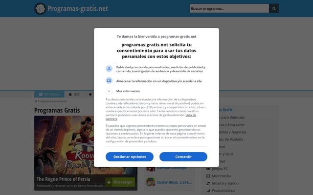 Screenshot of programas-gratis.net