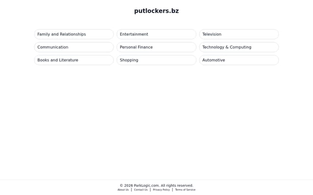 Screenshot of putlockers.bz