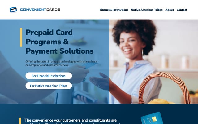 Screenshot of convenientcards.com