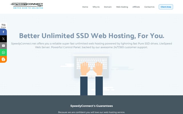 Screenshot of speedyconnect.net