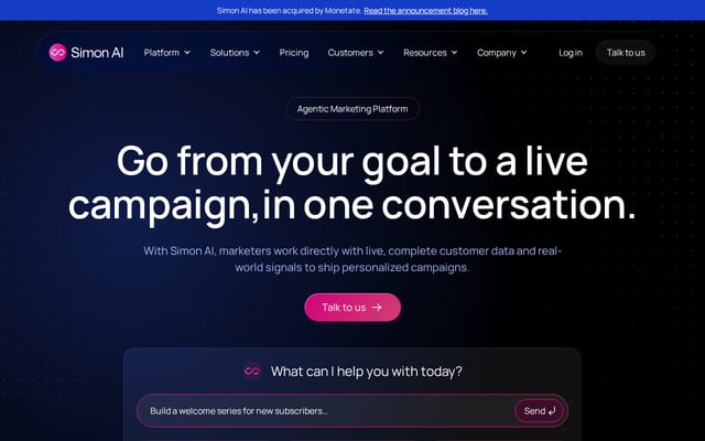 Screenshot of simon.ai