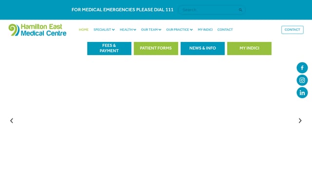 Screenshot of hemc.co.nz