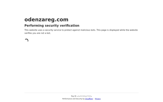 Screenshot of odenzareg.com