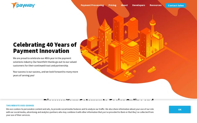 Screenshot of payway.com