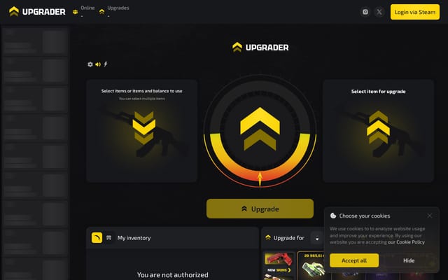Screenshot of upgrader.pro